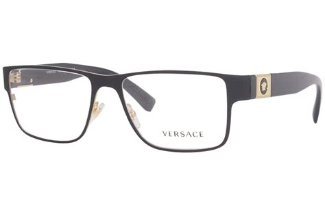 versace rectangle eyeglasses|men's versace prescription glasses.